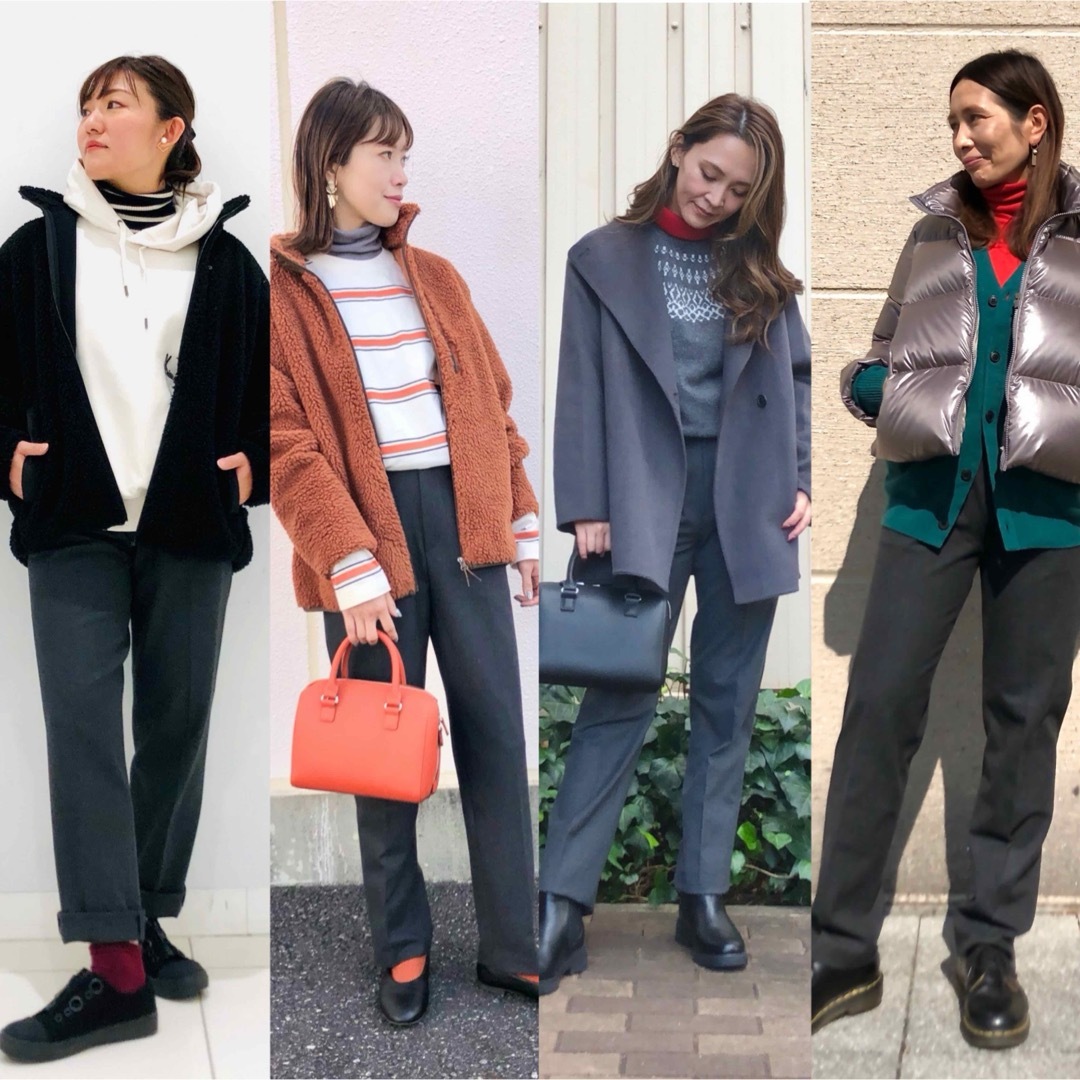 UNIQLO(ユニクロ)の美品★ユニクロ★ヒートテックタックパンツ★XS★グレー★暖パン★低身長 レディースのパンツ(カジュアルパンツ)の商品写真