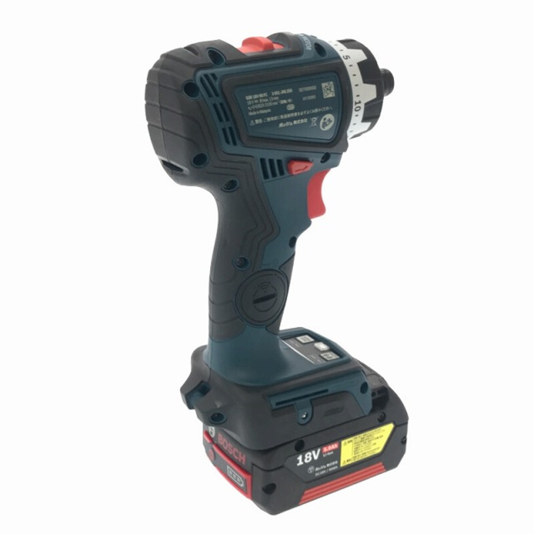 BOSCH(ボッシュ)の☆未使用☆BOSCH ボッシュ 18V コードレスマルチドライバードリル GSR18V-90FC バッテリー2個(5.0Ah) チャック3個 充電器 ケース付 83563 自動車/バイクのバイク(工具)の商品写真