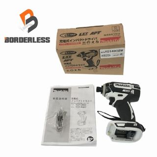 マキタ(Makita)の☆極美品☆ makita マキタ 18V 充電式インパクトドライバー TD149DZW 本体のみ 白/ホワイト コードレス 電動工具 締め付け 83673(工具)