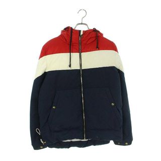 モンクレール(MONCLER)のモンクレールガムブルー  C23914132680 68560 ロゴワッペントリコロールダウンジャケット メンズ 1(ダウンジャケット)