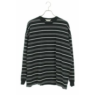 クーティー(COOTIE)のクーティー  23SS  Supima Border Oversized L/S Tee ボーダーオーバーサイズ長袖カットソー メンズ M(Tシャツ/カットソー(七分/長袖))