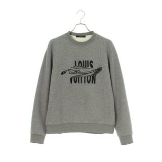 ルイヴィトン(LOUIS VUITTON)のルイヴィトン  21SS  RM211M UYR HKY16W ロゴエンブロイダリー裏起毛スウェット メンズ S(スウェット)