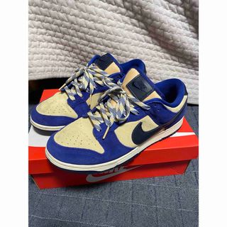 ナイキ(NIKE)の【美品】NIKE WMNS DUNK LOW LX BLUE SUEDE ダンク(スニーカー)