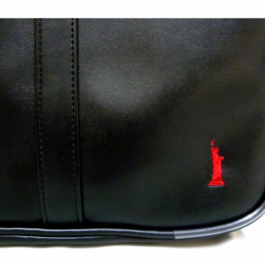 EASTBOY(イーストボーイ)の最後１点【正規店】黒×赤■イーストボーイ 合皮スクールバッグ　ブラック×レッド レディースのバッグ(トートバッグ)の商品写真