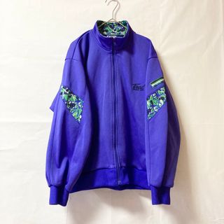 VINTAGE - 90s 古着 FRED トラックジャケット レトロ 襟総柄 ワン ...