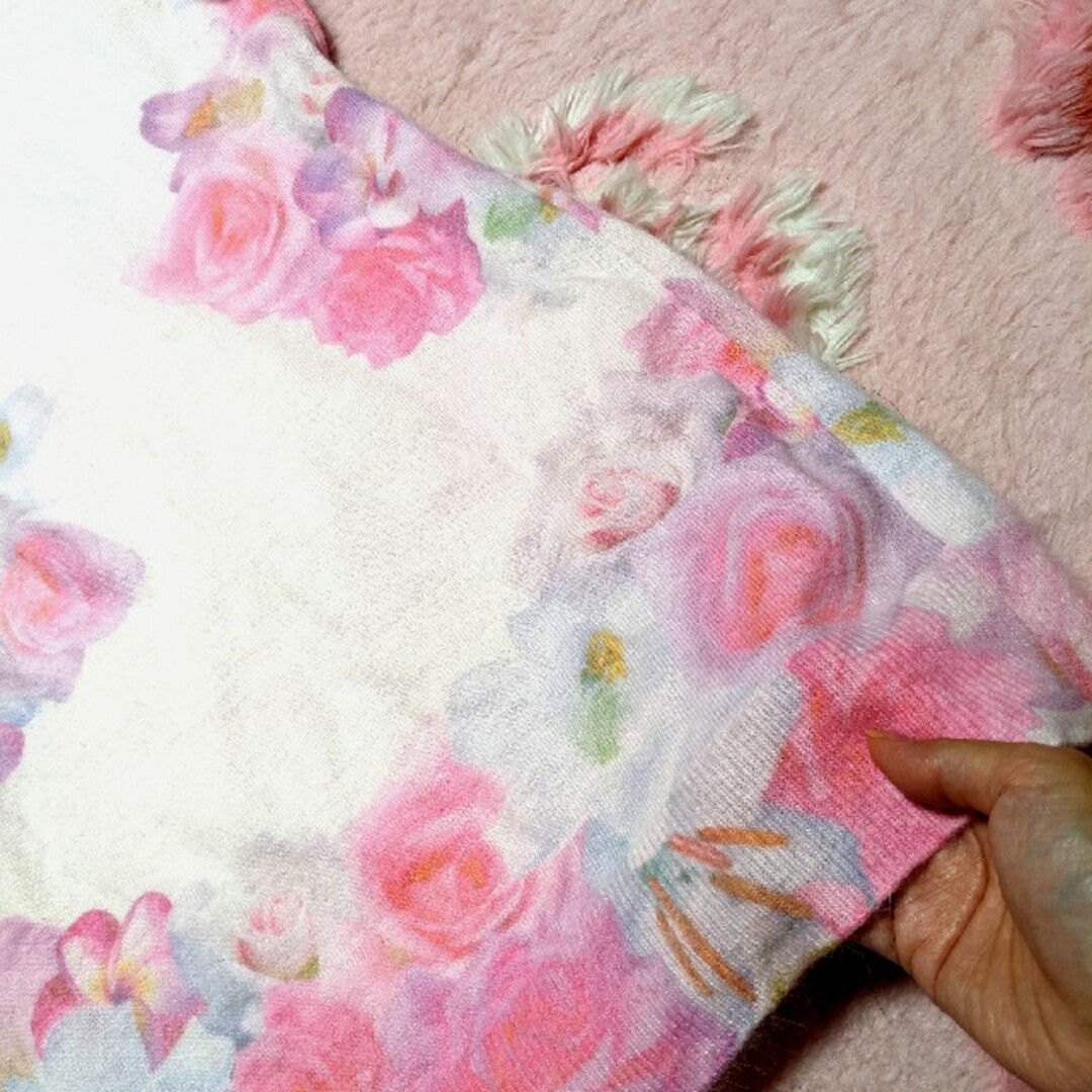 dazzy store(デイジーストア)のデイジーストア♥ピンク♥花柄♥ぼかし♥ニット♥柔らか♥ワンピース レディースのワンピース(ミニワンピース)の商品写真