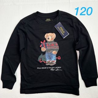 ポロラルフローレン(POLO RALPH LAUREN)の新作◇ラルフローレン ポロベア長袖Tシャツ ブラック 6/120(Tシャツ/カットソー)