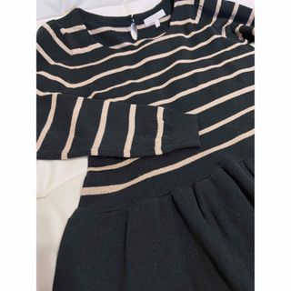 プロポーションボディドレッシング(PROPORTION BODY DRESSING)のPROPORTION BODY DRESSING ぺプラムラメニットトップス(カットソー(長袖/七分))