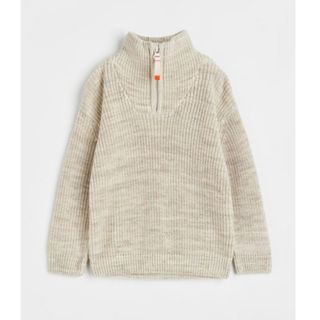 エイチアンドエム(H&M)のハーフジップセーター　ニット　美品(ニット)