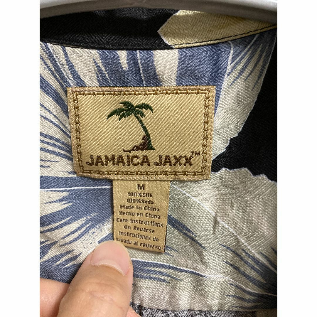 JAMAICA JAXX アロハシャツ Mサイズ 半袖 総柄 シルク素材 メンズのトップス(シャツ)の商品写真