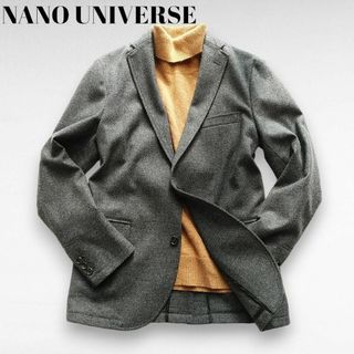 ナノユニバース(nano・universe)のナノユニバース　カシミヤ　 2B ジャケット テーラード　アンコン　L(テーラードジャケット)