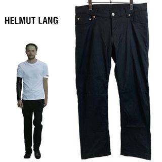 ヘルムートラング(HELMUT LANG)のHELMUT LANG VINTAGE 本人期 イタリア製 ストレッチパンツ 黒(デニム/ジーンズ)