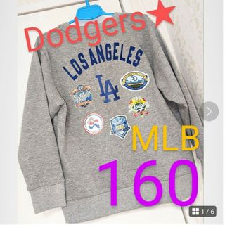 メジャーリーグベースボール(MLB)の大谷翔平 ドジャーストレーナー 160　メジャー　MLB公式tシャツ男の子160(Tシャツ/カットソー)