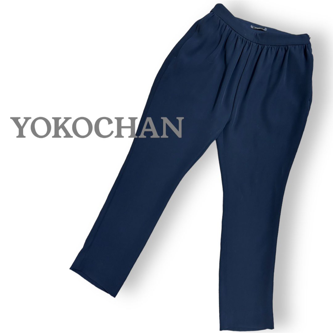 ヨーコチャン　ギャザーパンツ　お尻ゆったり足細っそりスタイル　YOKO CHAN | フリマアプリ ラクマ