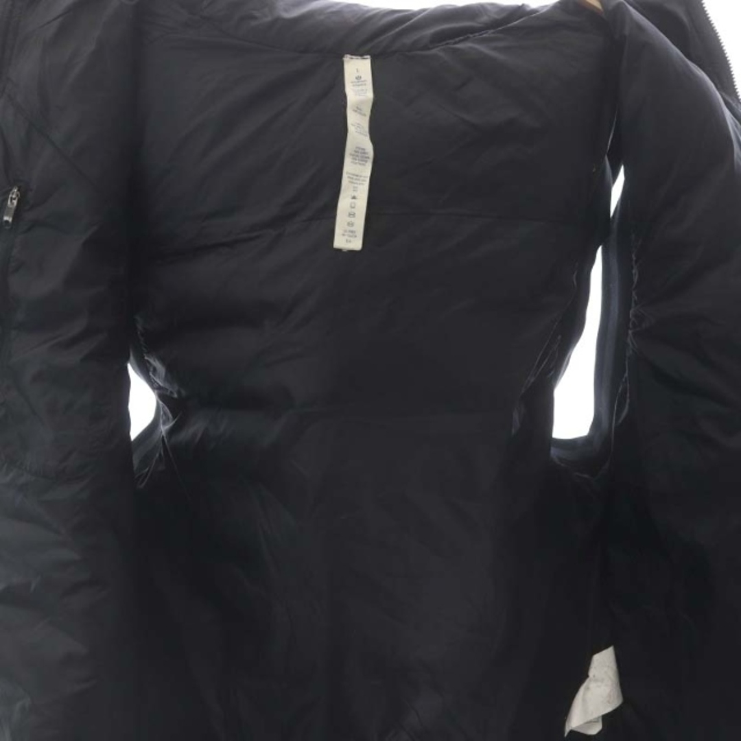 lululemon(ルルレモン)のルルレモン フードダウンベスト ジップアップ L 黒 ブラック レディースのジャケット/アウター(ダウンベスト)の商品写真