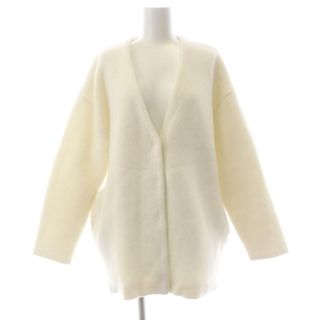 ジャスグリッティー(JUSGLITTY)のジャスグリッティー 22AW スフレニットカーディガン 長袖 1 白 ホワイト(カーディガン)