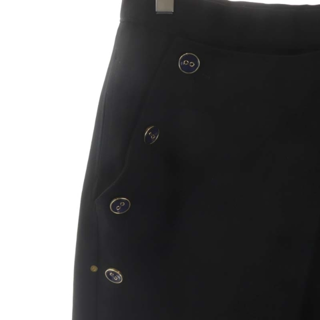 mercibeaucoup(メルシーボークー)のメルシーボークー スカート ひざ丈 ボタン 1 黒 ブラック /MF ■OS レディースのスカート(ひざ丈スカート)の商品写真