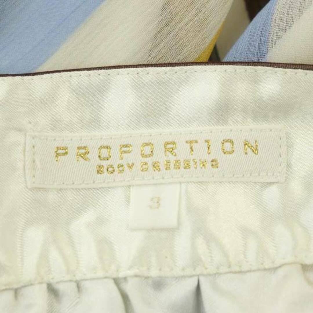 PROPORTION BODY DRESSING(プロポーションボディドレッシング)のプロポーション ボディドレッシング ランダムシアーストライプスカート ロング 3 レディースのスカート(ロングスカート)の商品写真