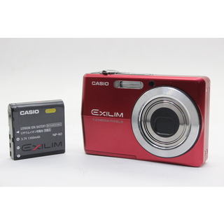 【返品保証】 カシオ Casio Exilim EX-Z700 レッド 3x バッテリー付き コンパクトデジタルカメラ  s5058(コンパクトデジタルカメラ)