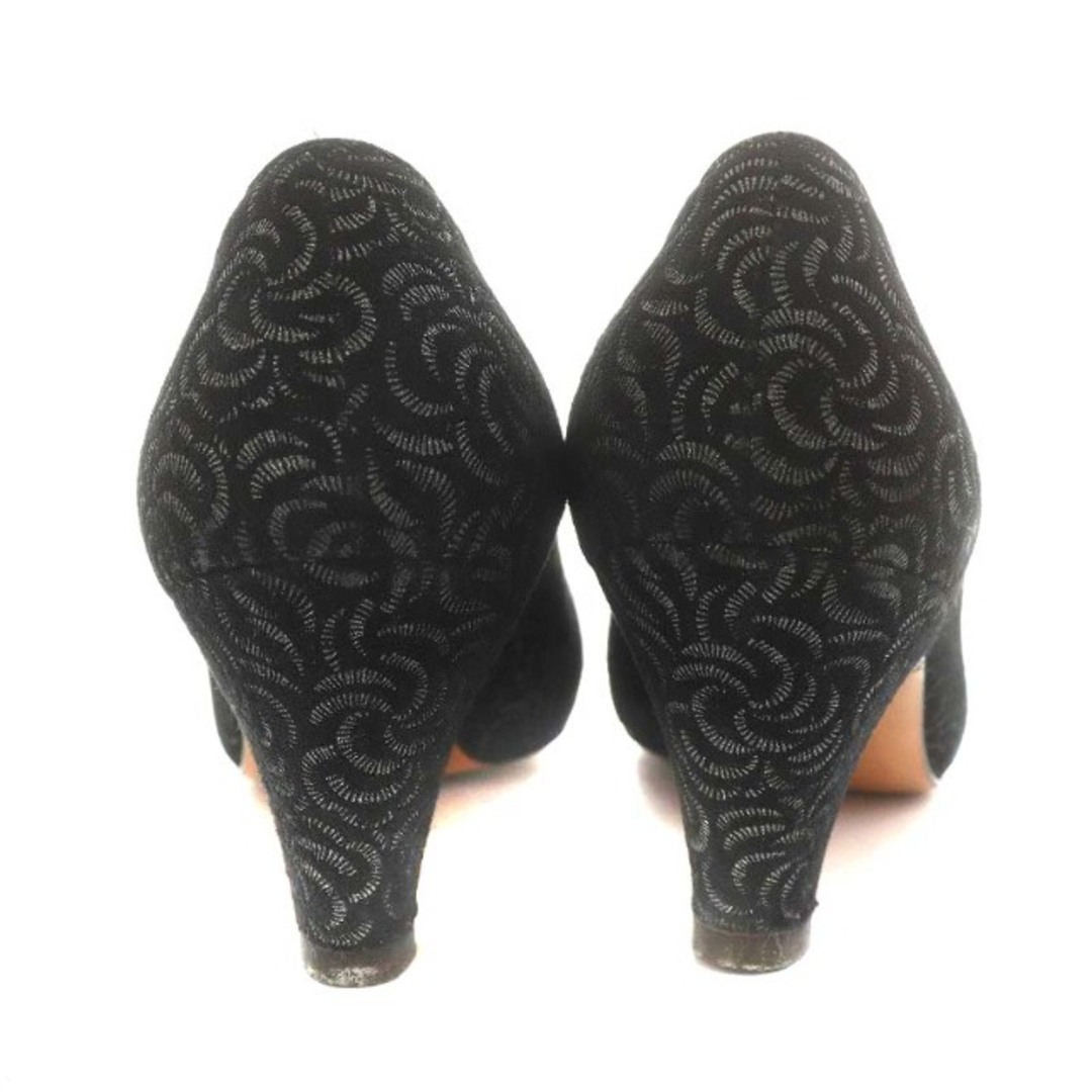 Salvatore Ferragamo(サルヴァトーレフェラガモ)のサルヴァトーレフェラガモ パンプス アーモンドトゥ 4 21.5cm 黒 レディースの靴/シューズ(ハイヒール/パンプス)の商品写真