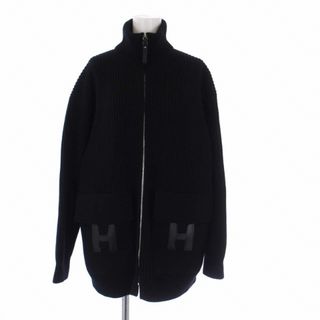 エルメス(Hermes)のエルメス 22AW Hモチーフ ドライバーズニット カーディガン ハイネック(カーディガン)