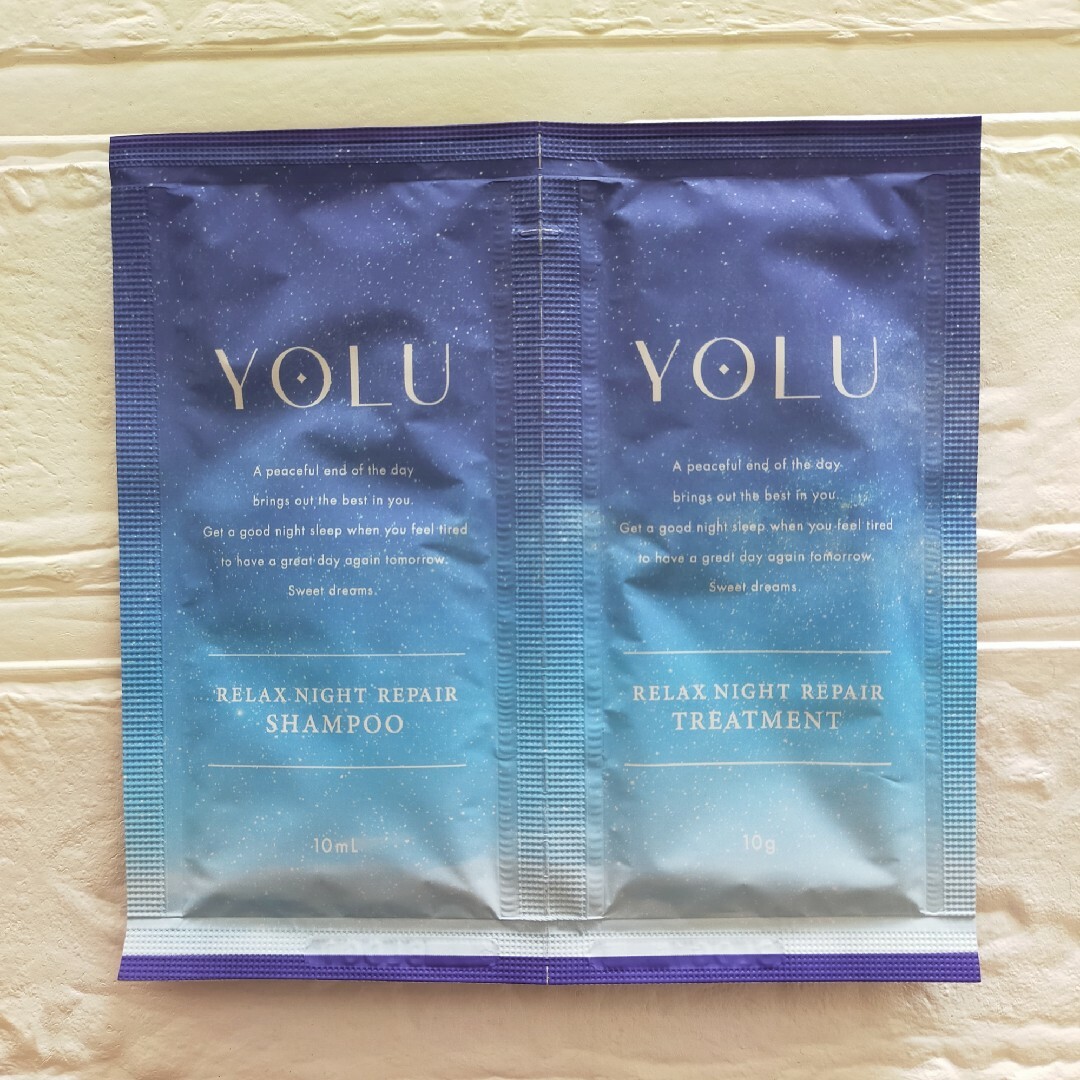 YUL(ヨル)のヨル YOLU シャンプー トリートメント 2種類セット コスメ/美容のキット/セット(サンプル/トライアルキット)の商品写真