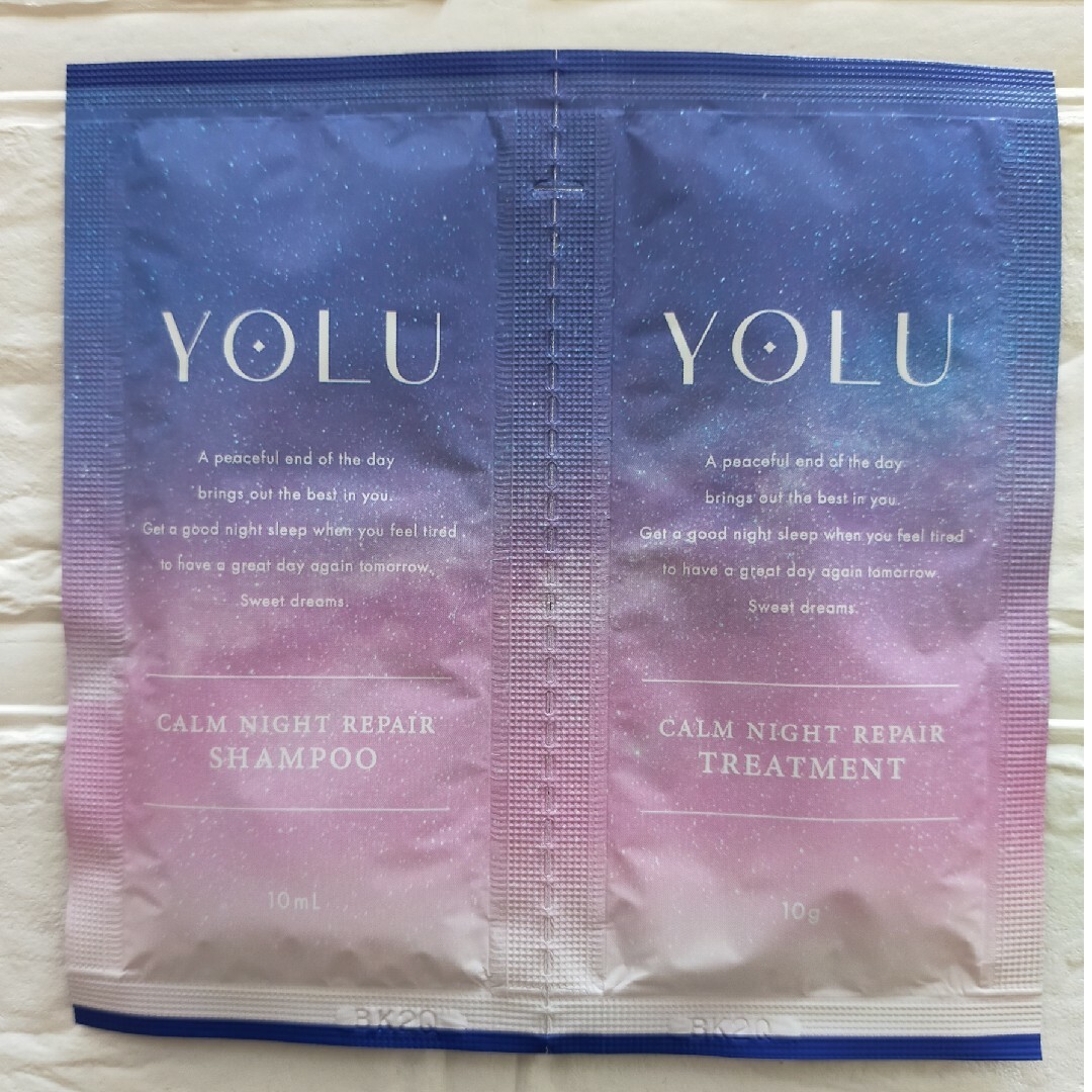 YUL(ヨル)のヨル YOLU シャンプー トリートメント 2種類セット コスメ/美容のキット/セット(サンプル/トライアルキット)の商品写真