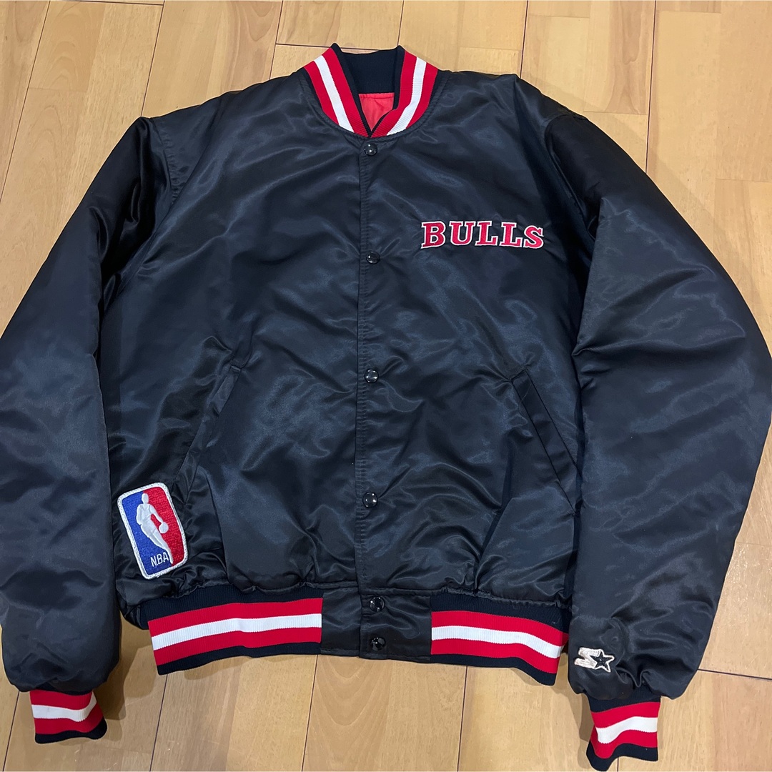 激レア90s NBA CHICAGO BULLS シカゴブルズUSA製スタジャン