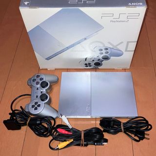 プレイステーション2(PlayStation2)のPS2 薄型本体セット SCPH-90000 SS ※美品 ※専用収納箱付き(家庭用ゲーム機本体)