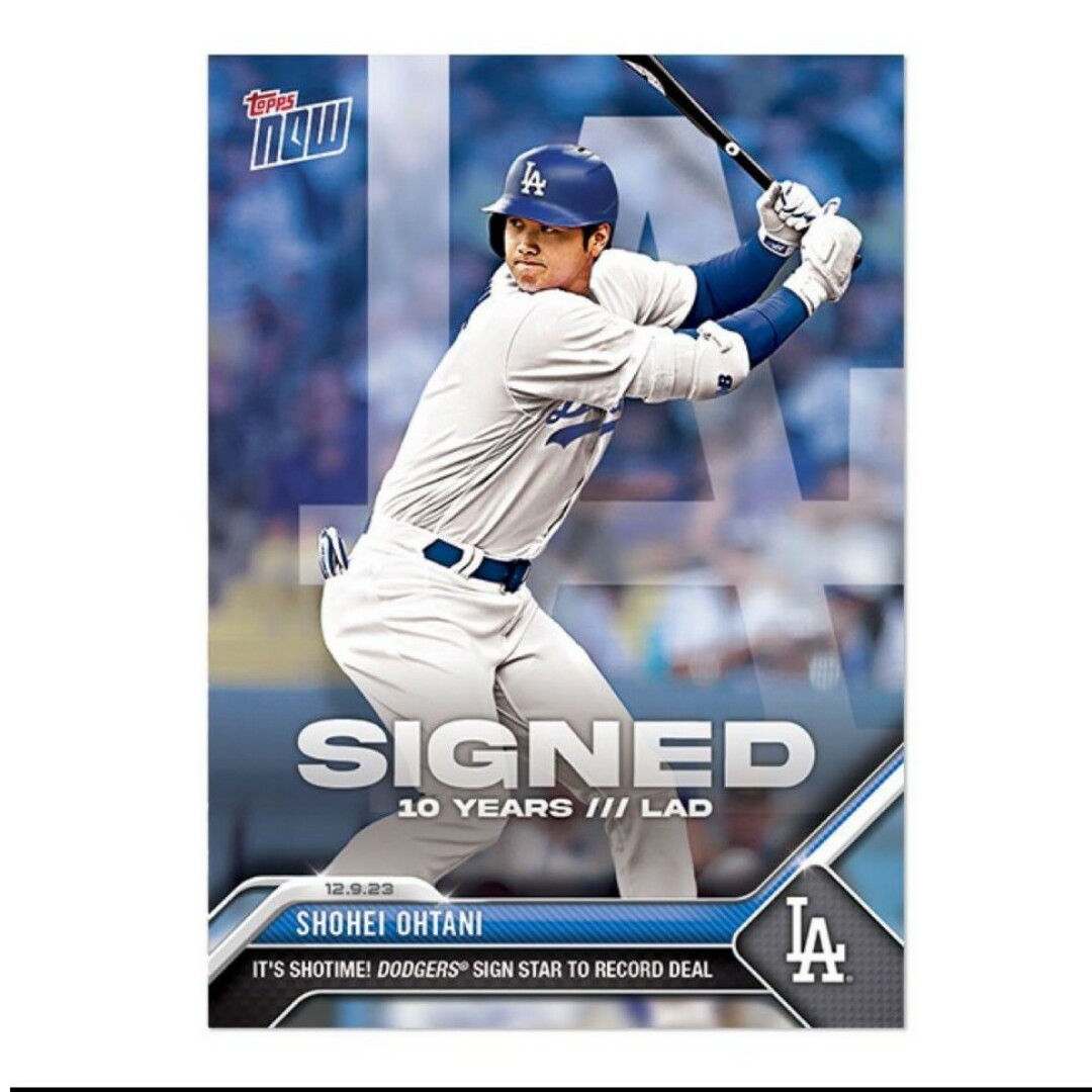 topps now  大谷翔平の記念カード　10枚