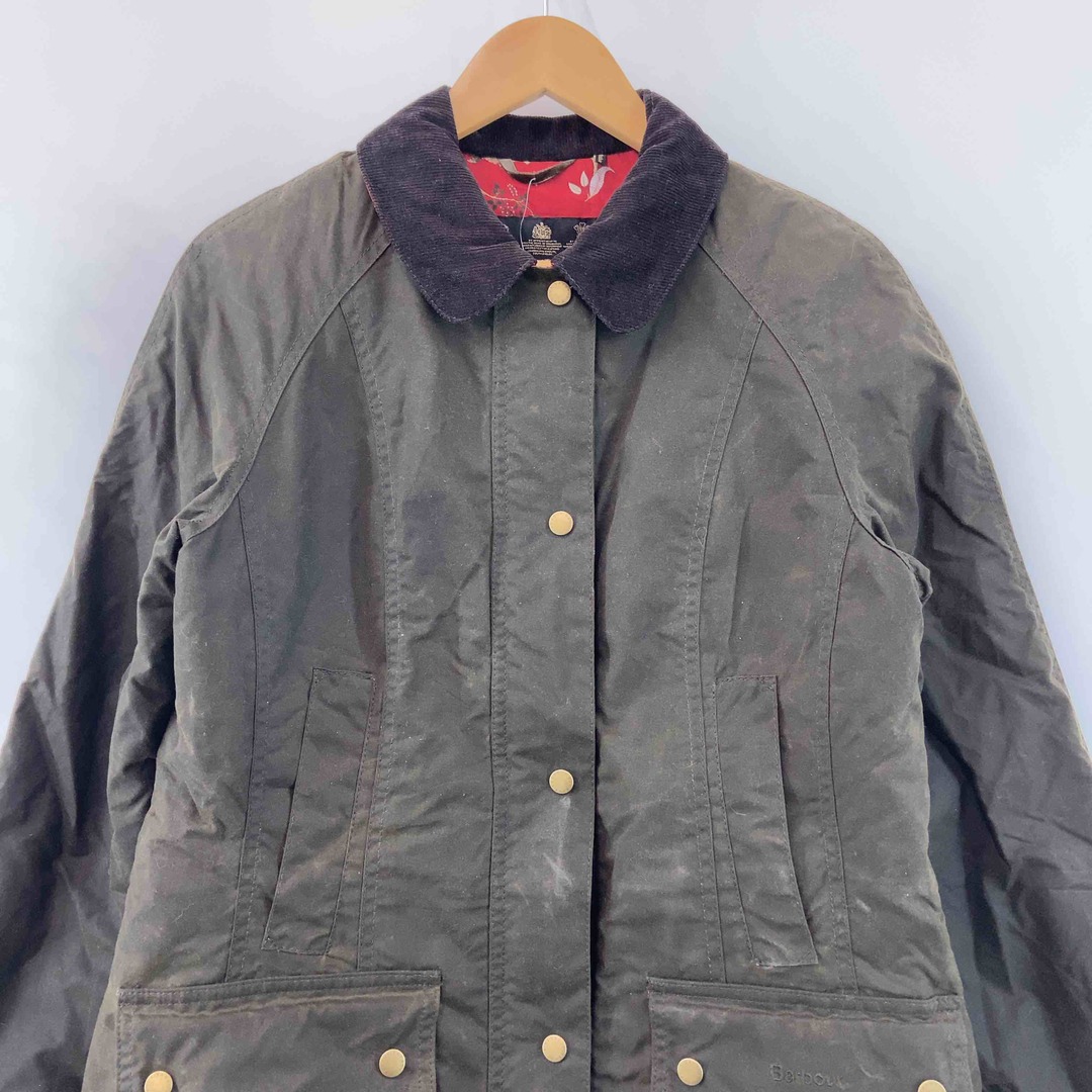 Barbour(バーブァー)のBarbour バブアー メンズ  カバーオール カーキグリーン　ラグランスリーブ　裏地キルティング　バッジ付 メンズのジャケット/アウター(カバーオール)の商品写真