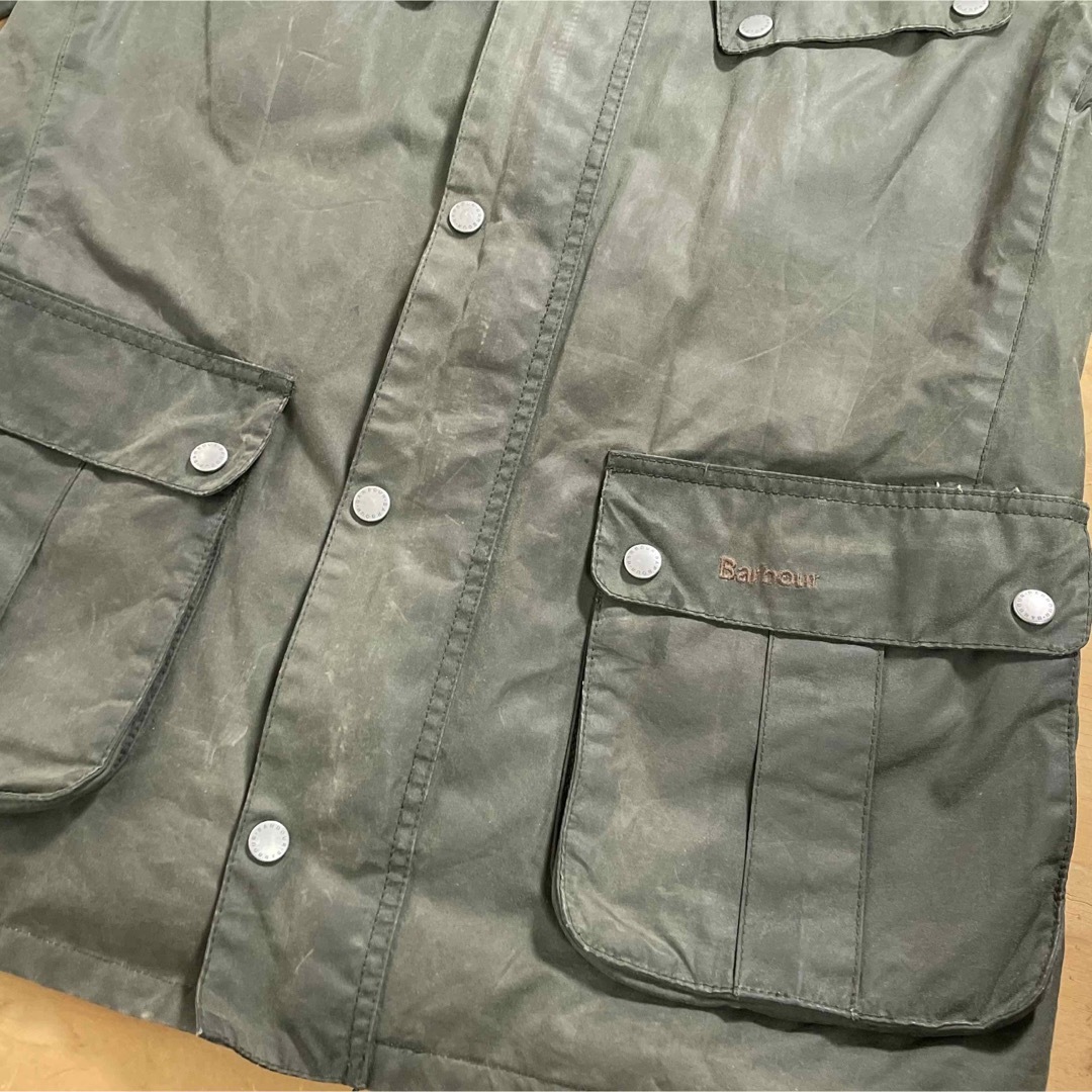 Barbour(バーブァー)の☆BARBOUR バブアー DUKE ワックスコットンジャケット セージ/M メンズのジャケット/アウター(ミリタリージャケット)の商品写真