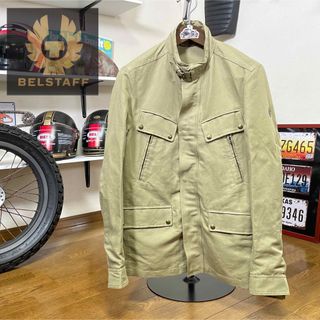 ベルスタッフ(BELSTAFF)の未使用☆定価7万☆BELSTAFF コットンジャケット オリーブ/48(ミリタリージャケット)