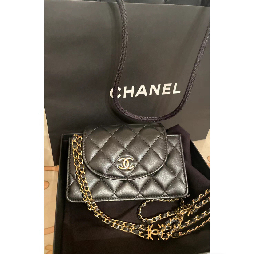 CHANEL - シャネル チェーン ショルダーバッグ チェーンウォレット 美 ...