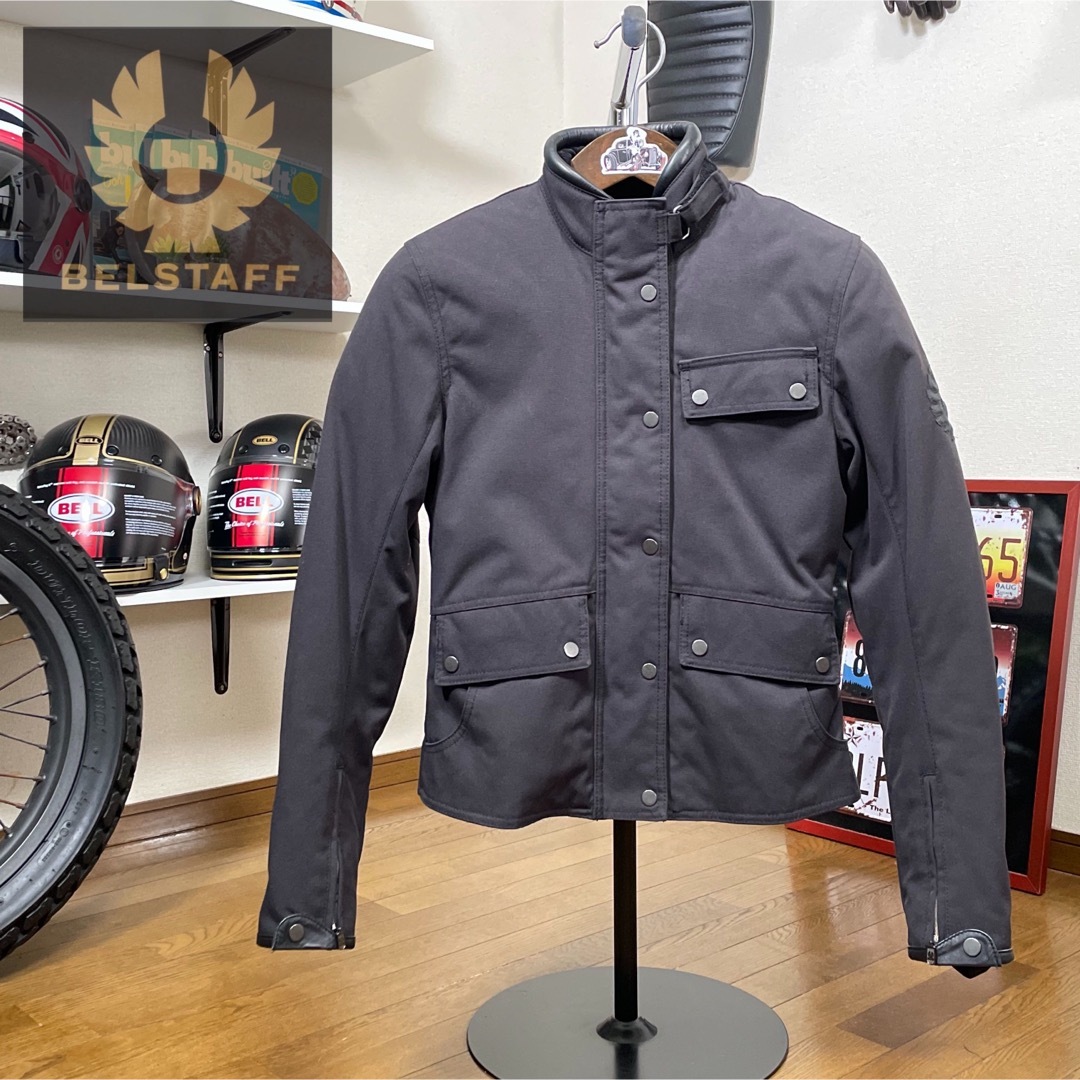 BELSTAFF(ベルスタッフ)の超美品☆BELSTAFF レディース ナイロンジャケット ブラック/40 自動車/バイクのバイク(装備/装具)の商品写真