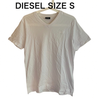 ディーゼル(DIESEL)のDIESEL ディーゼル Tシャツ ロゴ 立体 ホワイト サイズS(Tシャツ/カットソー(半袖/袖なし))