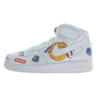 シュプリーム(Supreme)のSupreme シュプリーム スニーカー 18SS AQ8017-10 × NIKE ナイキ AIR FORCE 1 MID 07 エアフォース ミッド スニーカー ホワイト系 29.5cm【極上美品】【中古】(スニーカー)