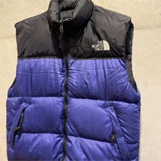 ザノースフェイス(THE NORTH FACE)の希少90's THE NORTH FACE ノースフェイスヌプシ  ダウンベスト(ダウンベスト)