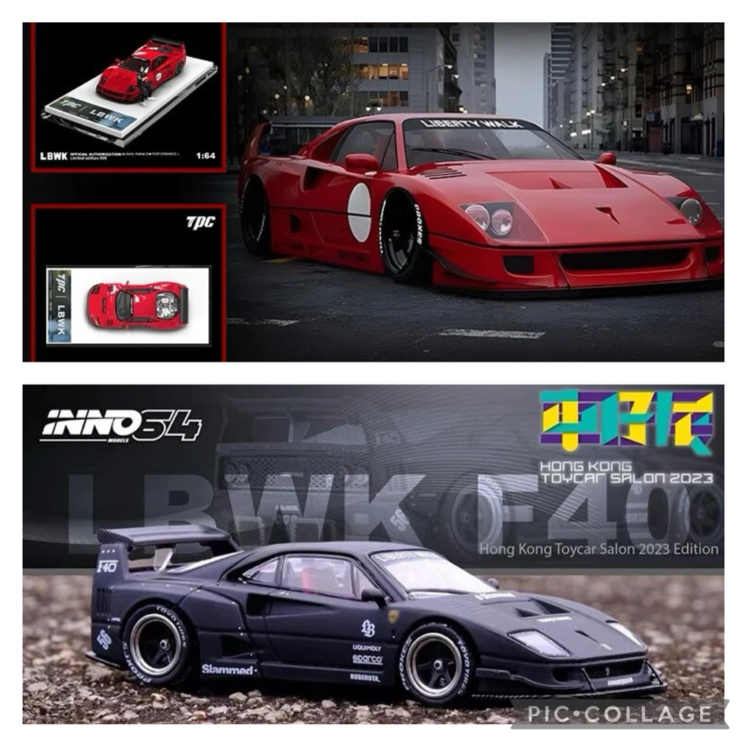 激安直営通販サイト イノモデル F40 LBWK 香港トイカーサロン 黒・TPC