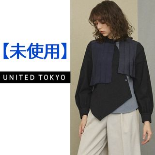 ユナイテッドトウキョウ(UNITED TOKYO)の■【最終・値引き不可】ユナイテッドトウキョウ　スライドフロントプリーツブラウス(シャツ/ブラウス(長袖/七分))