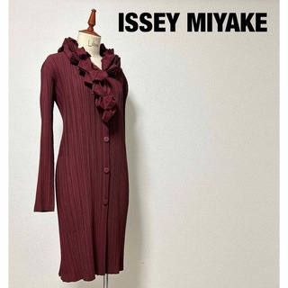 イッセイミヤケ(ISSEY MIYAKE)のISSEY MIYAKE PLEATS PLEASE ロング ワンピース ドレス(ロングワンピース/マキシワンピース)
