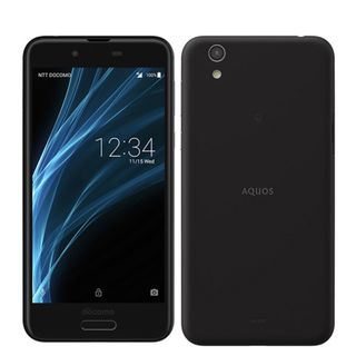 シャープ(SHARP)の【中古】 SH-01K AQUOS sense ベルベットブラック SIMフリー 本体 ドコモ スマホ シャープ  【送料無料】 sh01kbk6mtm(スマートフォン本体)