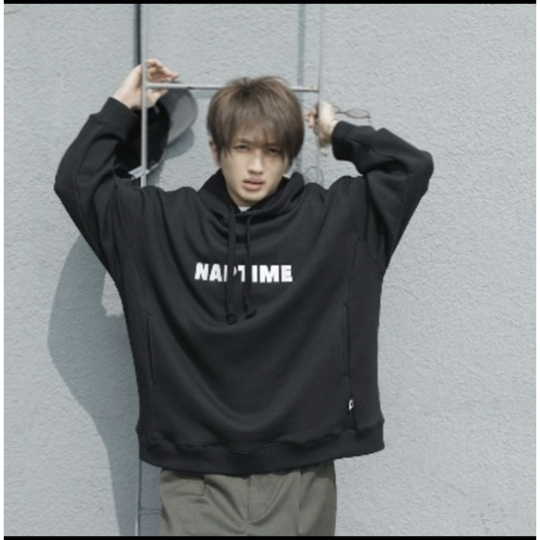 naptime パーカー S ちっさく BLACK Nissy naptime パーカー S ちっさく BLACK Nissy