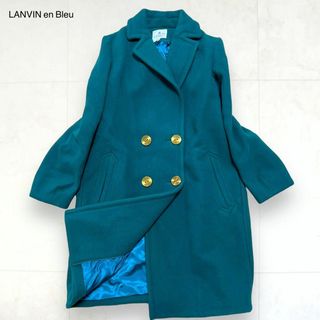 LANVIN en Bleu - 【お値下げ】ランバンオンブルー コートの通販 by