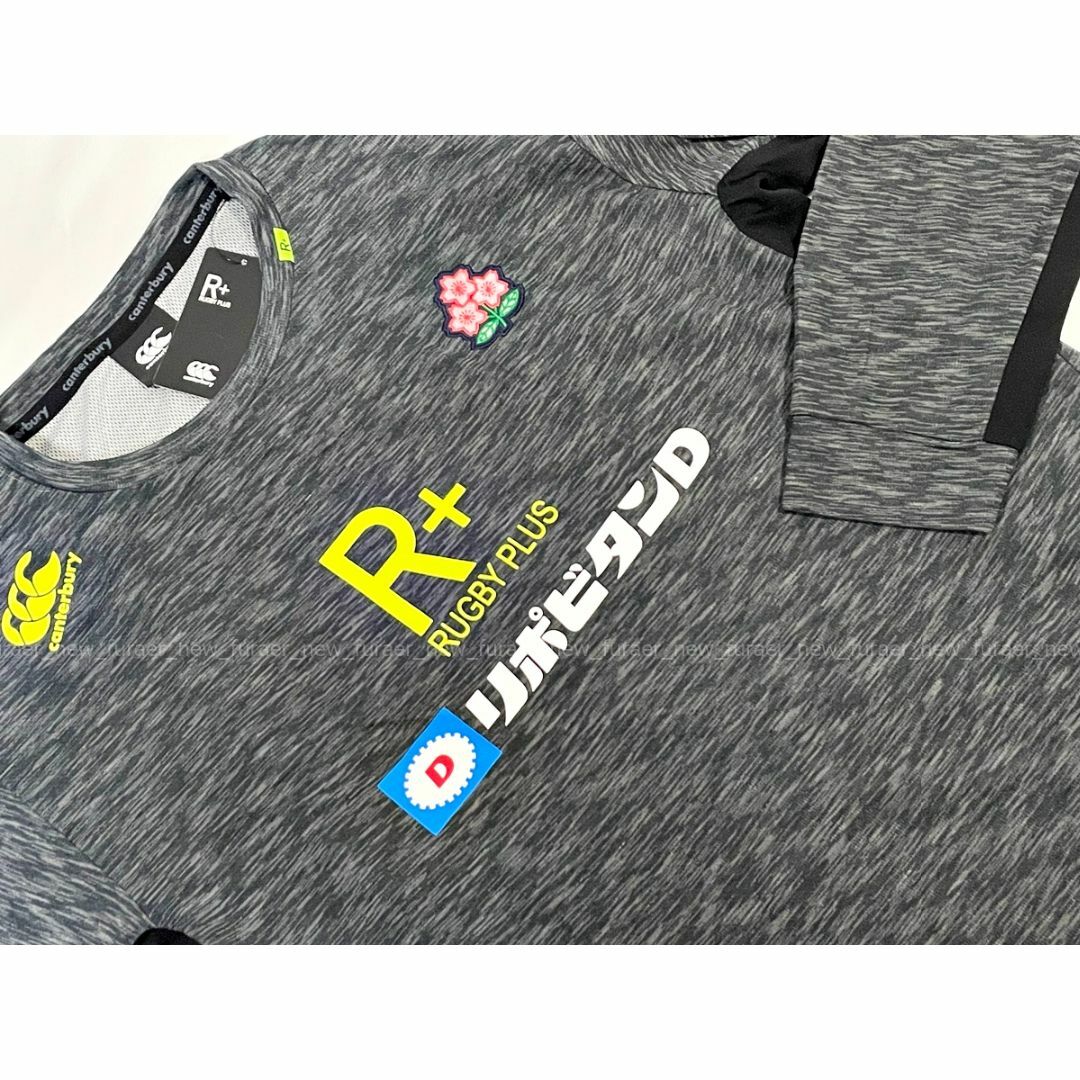 CANTERBURY(カンタベリー)のカンタベリー JAPAN ロングスリーブ　ワークアウト　Tシャツ(4L)日本代表 スポーツ/アウトドアのスポーツ/アウトドア その他(ラグビー)の商品写真