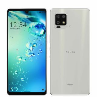 シャープ(SHARP)の【中古】 AQUOS zero6 SH-RM18 ホワイト SIMフリー 本体 楽天モバイル スマホ シャープ  【送料無料】 shrm18wh7mtm(スマートフォン本体)