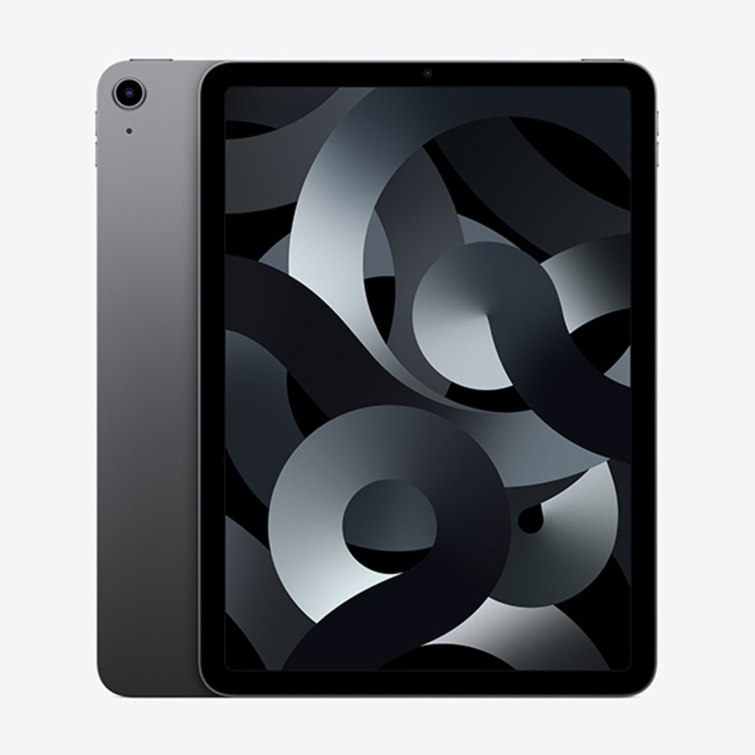 Apple(アップル)の【未開封】iPad Air5 Wi-Fi 64GB スペースグレイ A2588 2022年 本体 Wi-Fiモデル タブレット アイパッド アップル apple  【送料無料】 ipda5mtm2841s スマホ/家電/カメラのPC/タブレット(タブレット)の商品写真