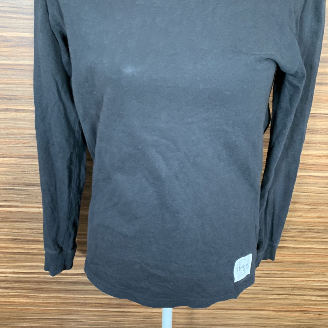 moussy(マウジー)のMOUSSY マウジー Tシャツ フリーサイズ ブラック 黒 長袖 レディースのトップス(Tシャツ(長袖/七分))の商品写真