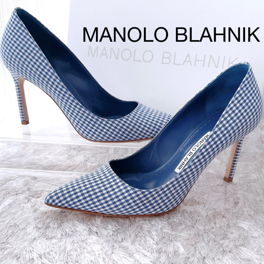 マノロブラニク MANOLO BLAHNIK　パンプス　ハイヒール　靴　試着のみ | フリマアプリ ラクマ