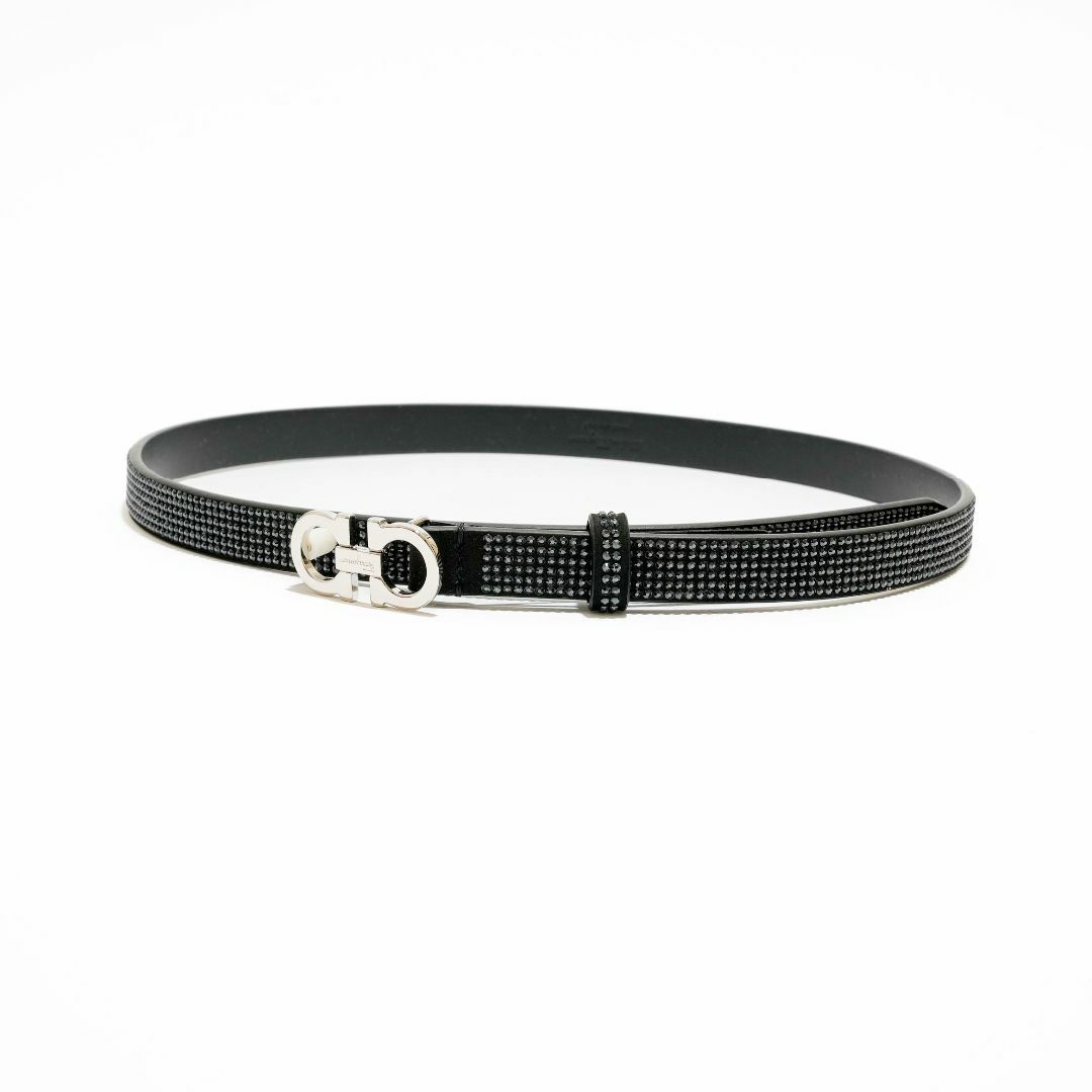 新品 FERRAGAMO Crystal-Embellished Belt